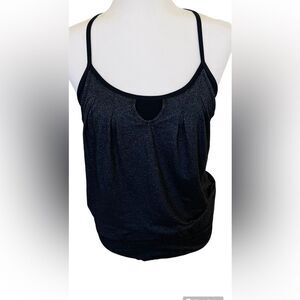 Lulelemon Athletica Women's Racerback Top Size 4 Black and Gray